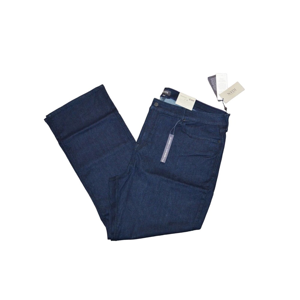 NYDJ Womens Barbara Boot-Cut 5 Pocket Jeans Rinse 24W